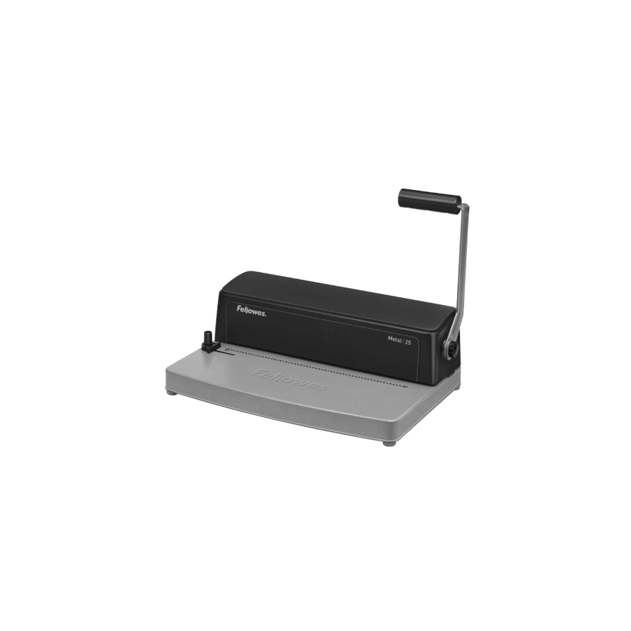313-Fellowes Metal 25 Click binding machine 450 hojas Negro, Gris
