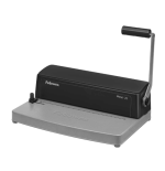 313-Fellowes Metal 25 Click binding machine 450 hojas Negro, Gris