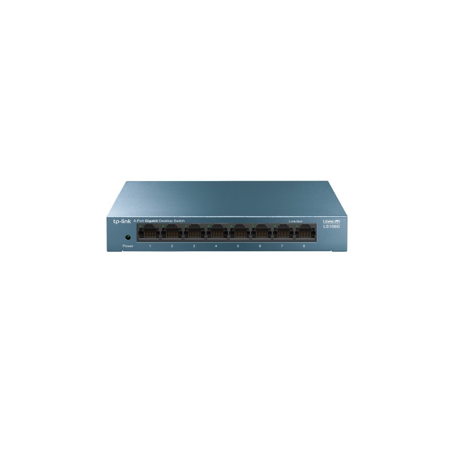 3130-TP-Link LS108G No administrado Gigabit Ethernet (10/100/1000) Azul