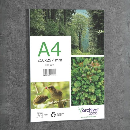 31332-PORTAFOLLETOS MURAL PREMIUM A4 VERTICAL ADHESIVO 210x300MM ARCHIVO 2000 6156CSTP