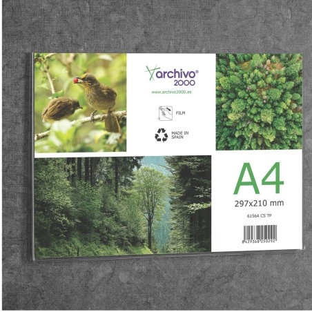 31336-PORTAFOLLETOS MURAL PREMIUM A4 HORIZONTAL ADHESIVO 300x210MM ARCHIVO 2000 6156ACSTP