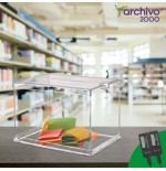 31340-URNA ELECTORAL METACRILATO MODELO OFICIAL 310x440x315MM CON 2 PRECINTOS SEGURIDAD ARCHIVO2000 6158 CS TP