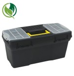 31344-CAJA SOSTENIBLE PARA HERRAMIENTAS 19X39X18CM PP NEGRO ARCHIVO 2000 CP14901139 NE