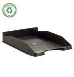 31374-BANDEJA APILABLE ECOGREEN 100% RECICLADO Y RECICLABLE NEGRO 345X255X60 MM ARCHIVO 2000 742 NE