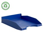 31375-BANDEJA APILABLE ECOGREEN 100% RECICLADO Y RECICLABLE AZUL 345X255X60 MM ARCHIVO 2000 742 AZ