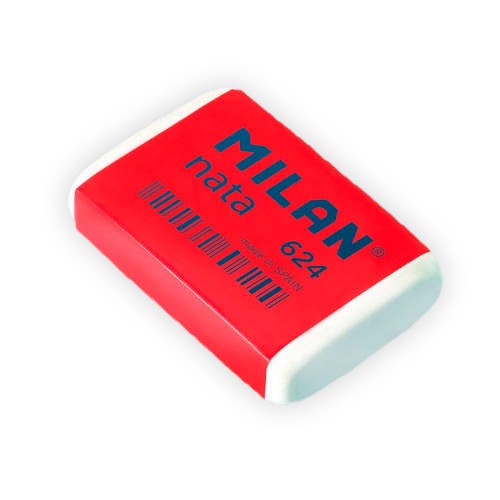 3142-GOMA NATA DE PLASTICO BLANCA UNIVERSAL 624 MILAN CPM624