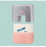 3155-EXPOSITOR 30 GOMAS DE MIGA DE PAN CON FUNDA PROTECTORA SILVER MILAN CMMS430SL