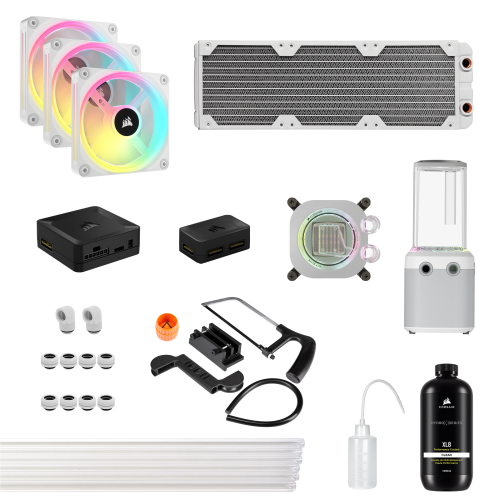 31713-Corsair XH405i Procesador Kit de refrigeracion liquida Blanco