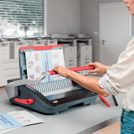 31918-ENCUADERNADORA CANUTILLO CB25 COLOR NEGRO / PLATEADO GBC 4410063