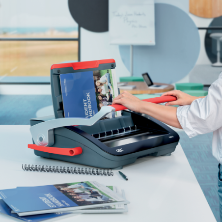 31922-ENCUADERNADORA WIRE WB15 COLOR NEGRO / PLATEADO GBC 4410065