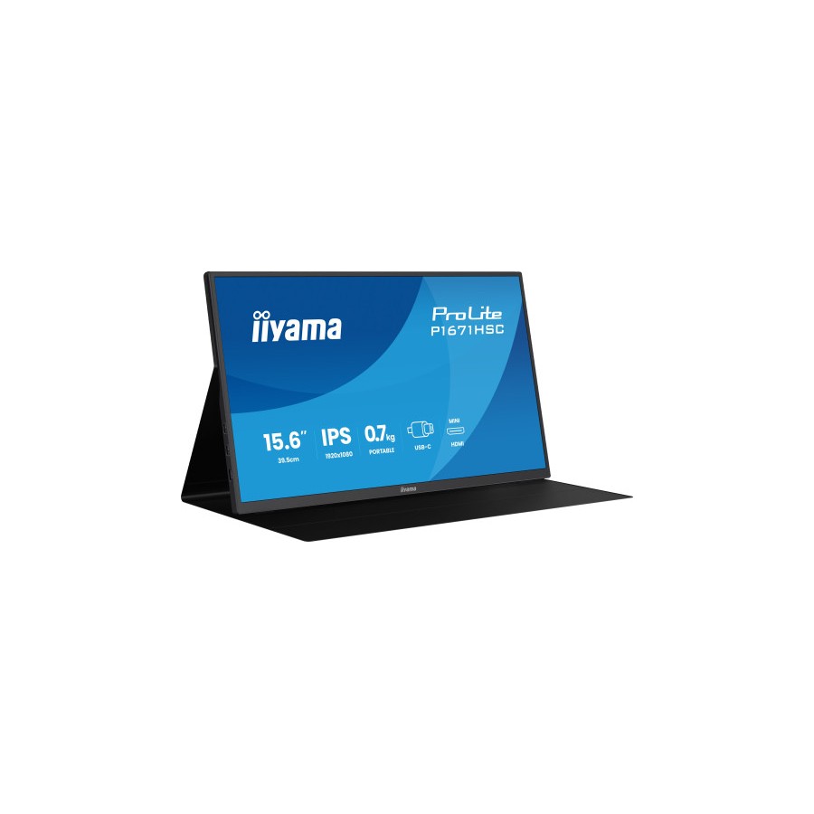 MONITOR IIYAMA IPS, PORTABLE, 2X C (VIDEO), 1XMHDMI