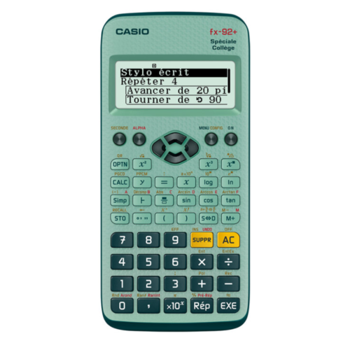 32010-Casio FX-92+ Special college calculadora Bolsillo Calculadora cientifica Verde