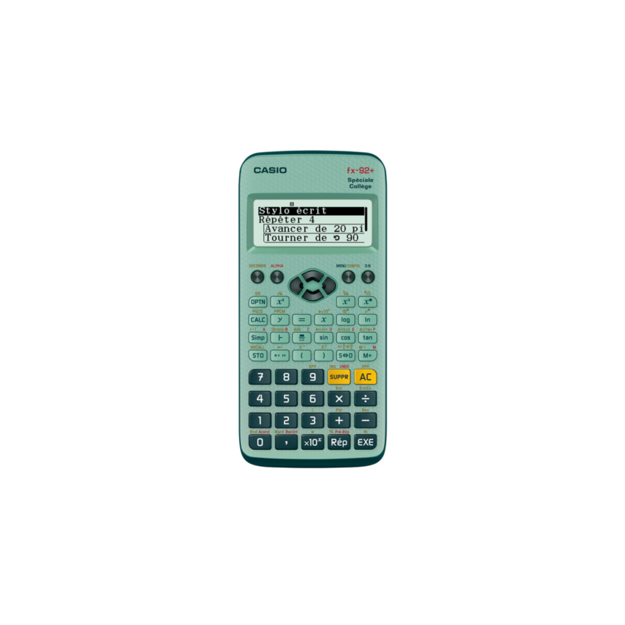 32010-Casio FX-92+ Special college calculadora Bolsillo Calculadora cientifica Verde