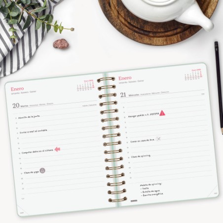 32019-AGENDA 2026 TRENDY ALMA E10 155X212MM DIA PAGINA MENTA FINOCAM 762040326