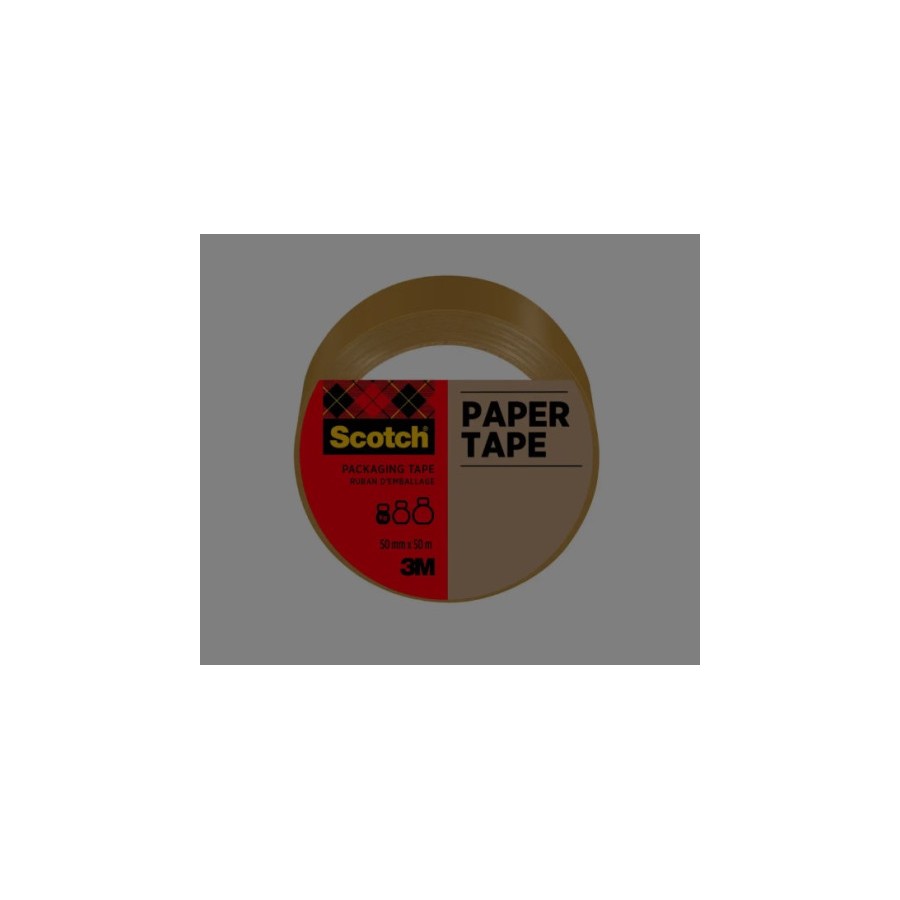 32040-ROLLO CINTA DE PAPEL 50MTSX50MM. COLOR MARRON SCOTCH 7100301