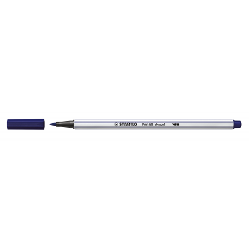 3212-ROTULADOR PUNTA FIBRA PINCEL PEN 68 BRUSH AZUL PRUSIA STABILO 568/22