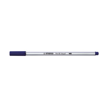 3213-ROTULADOR PUNTA FIBRA PINCEL PEN 68 BRUSH AZUL PRUSIA STABILO 568/22