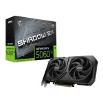 32159-VGA MSI RTX 5060 TI 8G SHADOW 2X OC PLUS,NV,RTX5060TI,8GB,GDDR7,128BIT,1HDMI+3DP