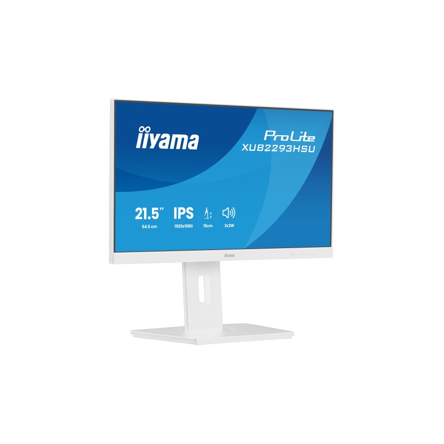 32178-MONITOR IYAMA PROLITE, 21,5 PULAGADS, 54,5 CM, IPS PANEL TECHNOLOGY LED, 1920X1080, 100 HZ, MATE BLANCA