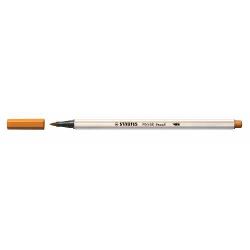 3226-ROTULADOR PUNTA FIBRA PINCEL PEN 68 BRUSH OCRE OSCURO STABILO 568/89