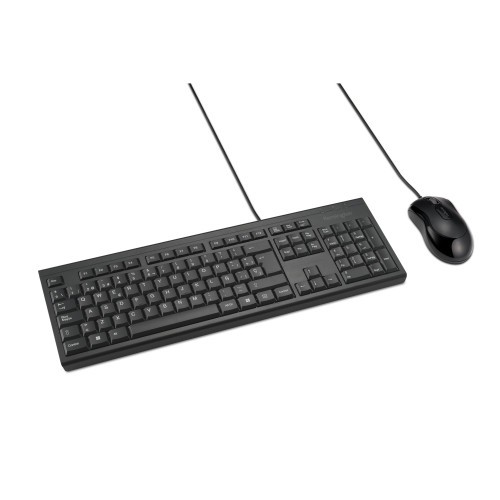 32260-CONJUNTO DE RATON Y TECLADO MODELO KM100 EQ CON CABLE COLOR NEGRO KENSINGTON K75452ES