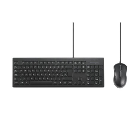 32261-CONJUNTO DE RATON Y TECLADO MODELO KM100 EQ CON CABLE COLOR NEGRO KENSINGTON K75452ES