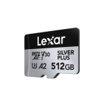 32457-Lexar Professional SILVER PLUS 512 GB MicroSDXC UHS-I