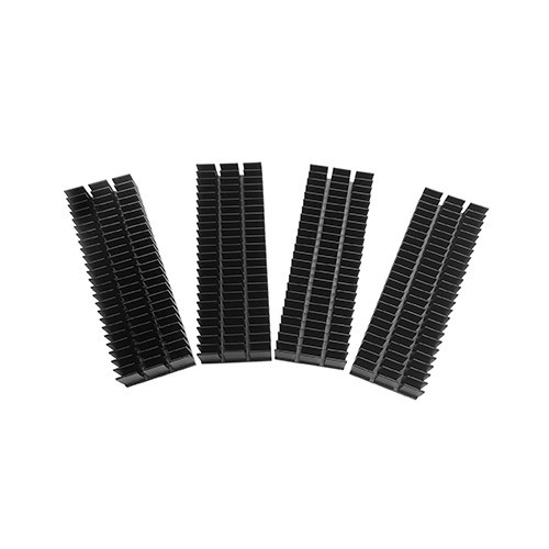 3258-QNAP HS-M2SSD-04 ventilador de PC Unidad de estado solido Disipador termico Plata