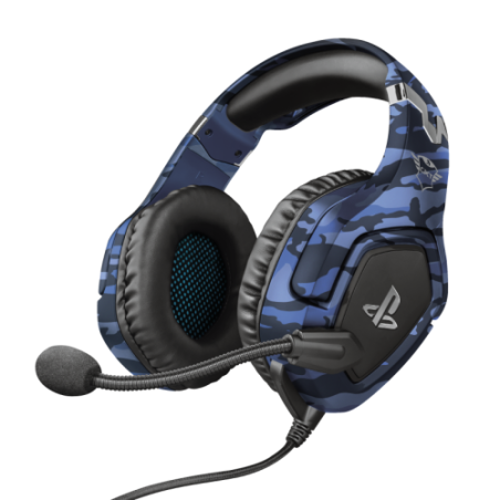 32592-Trust GXT 488 Forze PS4 Auriculares Diadema Conector de 3,5 mm Negro, Azul