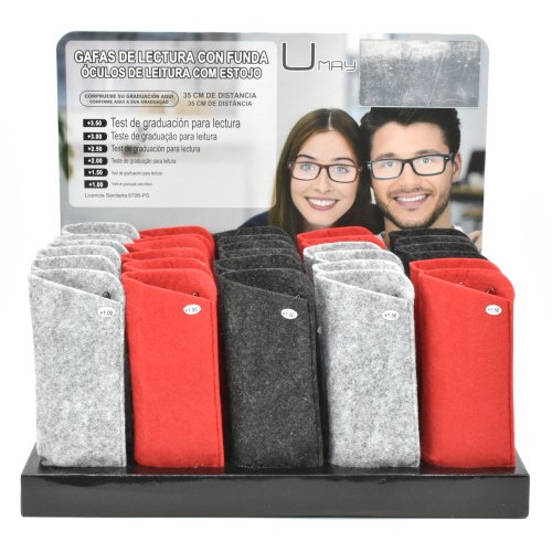 32605-EXPOSITOR 30 GAFAS LECTURA UNISEX CLASSIC ELEGANCE 3 MODELOS COLORES Y GRADUACIONES SURTIDOS UMAY 331481