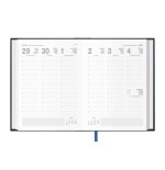 32687-AGENDA 2026 SEGOVIA SEMANA VISTA 14 X 20 CM. COLOR NEGRO DOHE 11116 - 26