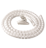 3286-Fellowes CableZip Piso Tubo flexible para proteccion de cables Blanco 1 pieza(s)