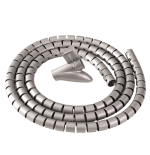 3288-ORGANIZADOR CABLES ZIP 2M PLATA FELLOWES 9929801