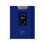 32907-CARPETA A4 TAPA POLYFOAM CON PINZA SUPERIOR UNEQUAL MINIMAL AZUL GRAFOPLAS 1550930