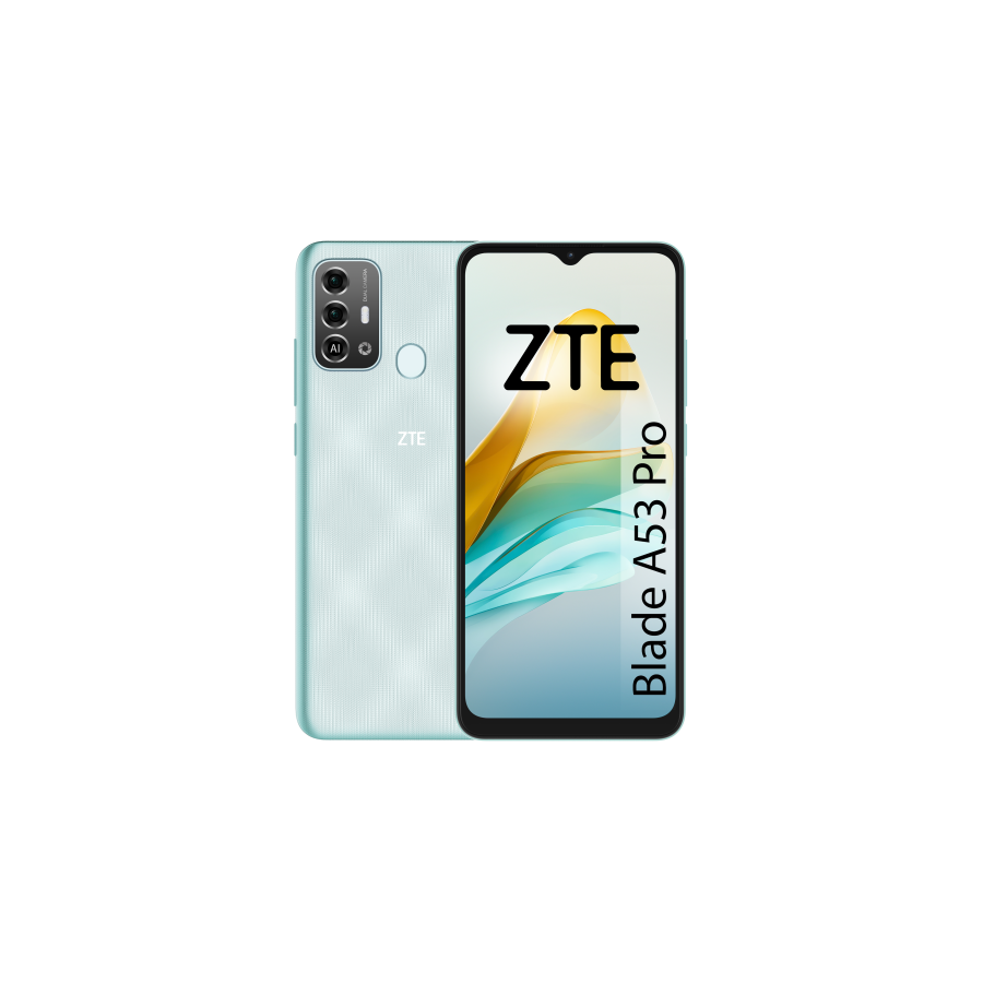 33267-ZTE BLADE A 53 PRO VERDE 4G / 6,52 HD+ / OC 1,6GHZ /64GB ROM / 13 + 2MP / 5000MAH