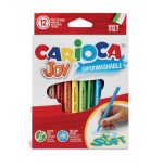 CAJA 12 ROTULADORES COLORES JOY CARIOCA 40614