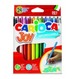 CAJA 24 ROTULADORES COLORES JOY CARIOCA 40615