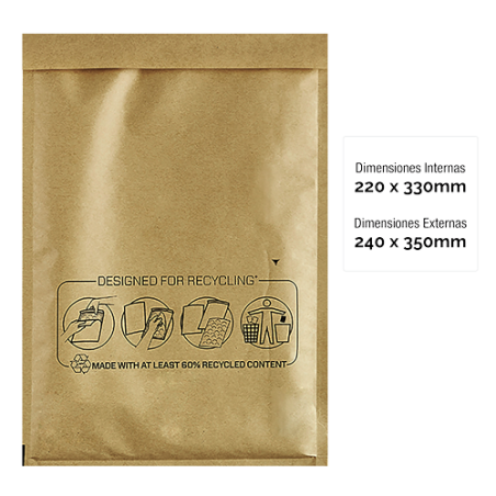 33536-PACK 10 BOLSAS BURBUJA BB-16 220X330 BANKERS BOX 7375601