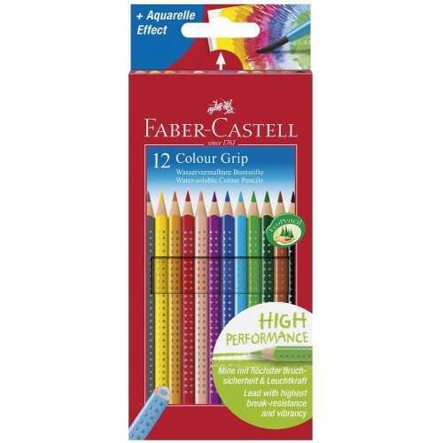 3366-ESTUCHE 12 LAPICES COLOR GRIP FABER CASTELL 112412