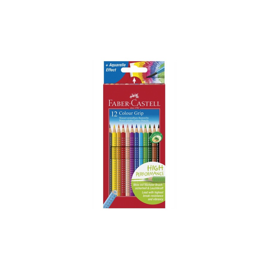 3366-ESTUCHE 12 LAPICES COLOR GRIP FABER CASTELL 112412