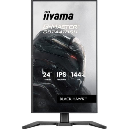 33724-MONITOR IIYAMA 24 PULGADAS RESOLUCION FULL HD (1920X1080), PANEL IPS, 1 MS (MPRT), 100 HZ, BRILLO 250, CONTRASTE 1