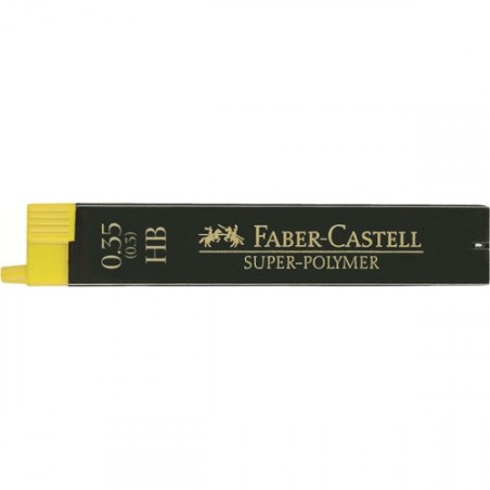 3375-ESTUCHE 12 MINAS 0.3MM SUPER POLIMERAS HB FABER CASTELL 120300