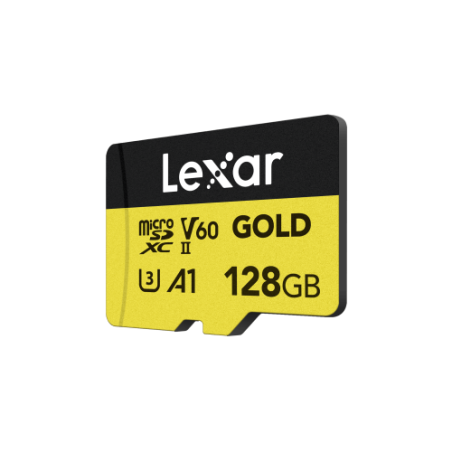 33776-Lexar Professional GOLD 128 GB MicroSDXC UHS-II