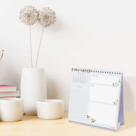 33786-CALENDARIO 2026 SOBREMESA TRENDY DESIGN ESCRIBIR 190X190MM FINOCAM 787060126