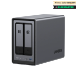 33894-Ugreen NASync DXP2800 NAS System 2-Bay Compacto IntelR N N100 8 GB DDR5 0 TB UGOS Pro Negro