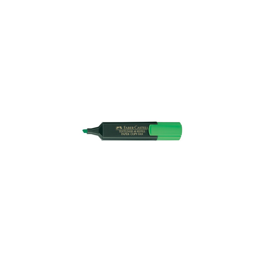 3398-MARCADOR FLUOR TEXTLINER VERDE FABER CASTELL 154863
