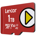 34137-Lexar LMSPLAY001T-BNSNG memoria flash 1 TB MicroSDXC UHS-I Clase 10