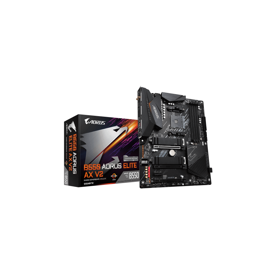 34163-Gigabyte B550 AORUS ELITE AX V2 placa base AMD B550 Zocalo AM4 ATX