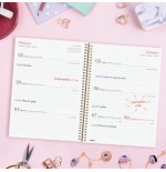 AGENDA 2026 TRENDY DESIGN E10 155X212MM SEMANA VISTA HORIZONTAL GOLDY FINOCAM 742232626