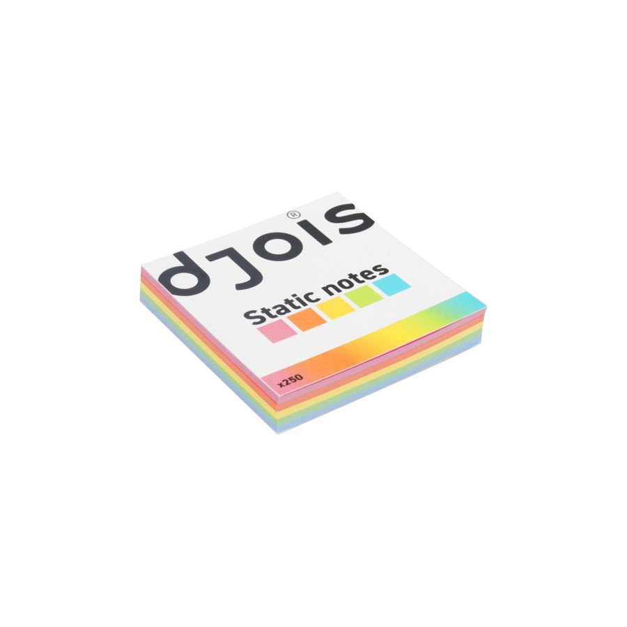 BLOC 250 NOTAS ELECTROSTATICAS (S) 75X75MM. 5 COLORES SURTIDOS TARIFOLD 200610